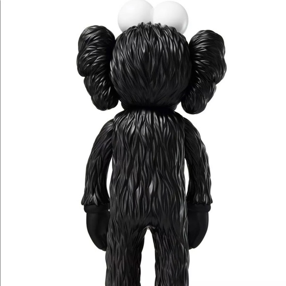 New Kaws Bff Open Edition Vinyl Figure Black 2020 - Picture 3 of 5